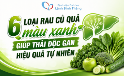(SKĐS) 6 loại rau củ quả màu xanh giúp thải độc gan hiệu quả tự nhiên